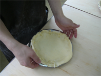 ピザ作りの画像